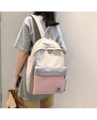 New Fashion Ins Wind Bag Female High School College Girl Small Fresh Backpack