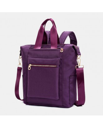 Large Capacity Waterproof Handbag Shoulder Bag Backpack With Clutches Bag For Women