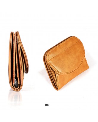 Women Genuine Leather RFID Blocking Wallet Coin Bag Protective Wallet